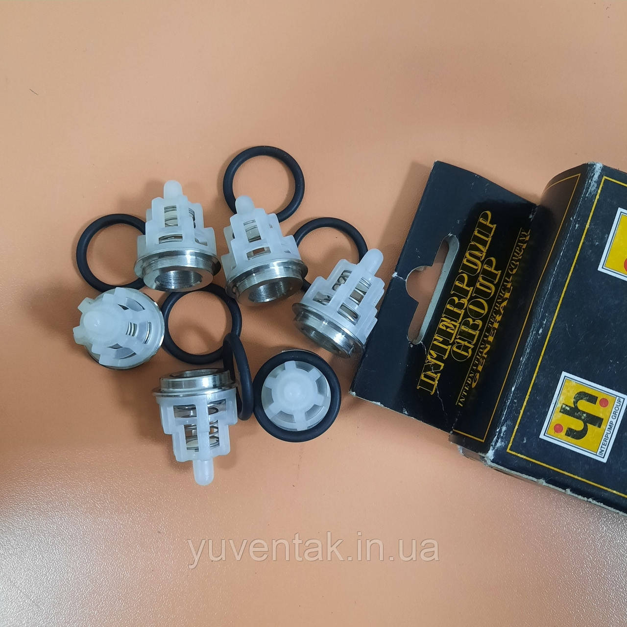 Ремкомплект INTERPUMP, клапана KIT-123, 6шт.