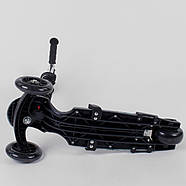 Самокат триколісний 5в1 з батьківською ручкою Best Scooter 10999 абстракція, фото 6