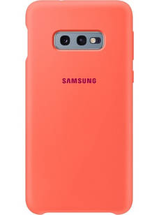 Оригінальний чохол Samsung Silicone Cover Berry Pink для Galaxy S10e SM-G970
