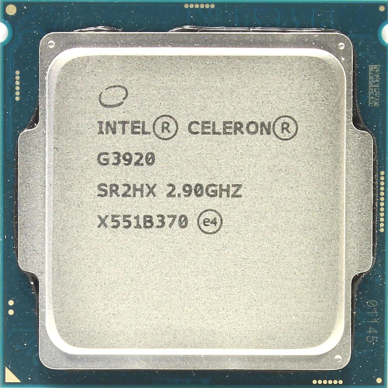 Процессор Intel Celeron G3920 2.90GHz/2Mb/8GT/s (SR2HX) s1151, tray - фото 1 - id-p1575031611