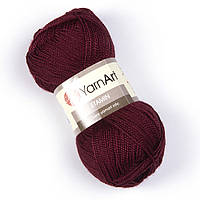 YarnArt ETAMIN (Етамин) № 435 бордо (Пряжа акриловая, нитки для вязания)
