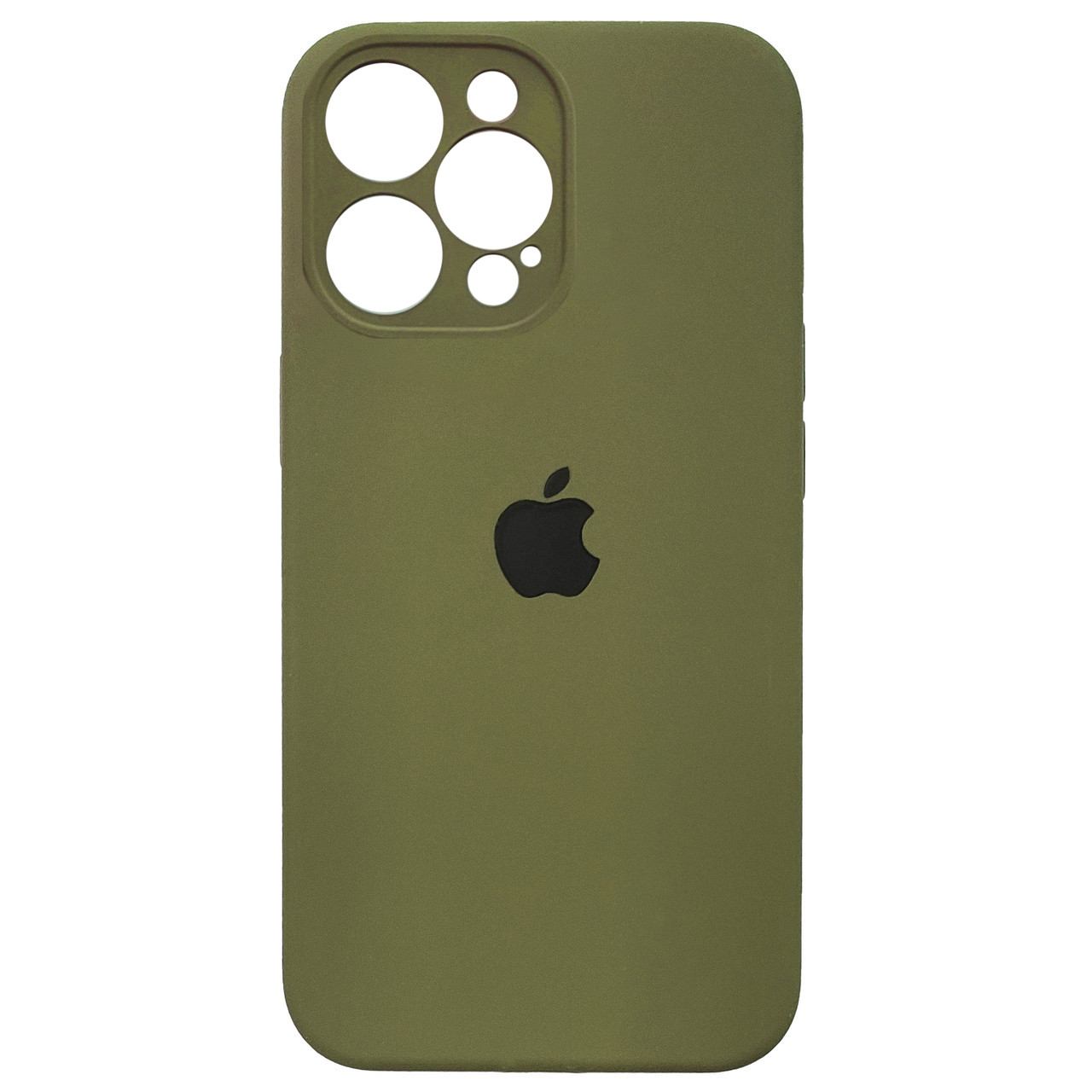 Чохол Silicone Full Camera для Apple iPhone 13 Pro Max Army Green