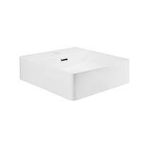 Раковина Qtap Nando C 405х405х125 White з донним клапаном QT12117040CW, фото 3