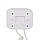 Фен із тримачем Qtap Pohodli 1200 Вт QTF1200ROP White (Pobut), фото 6