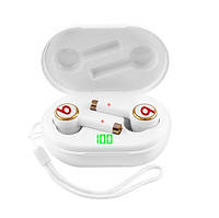 Беспроводная Bluetooth гарнитура наушники Beats Tour3 c кейсом White