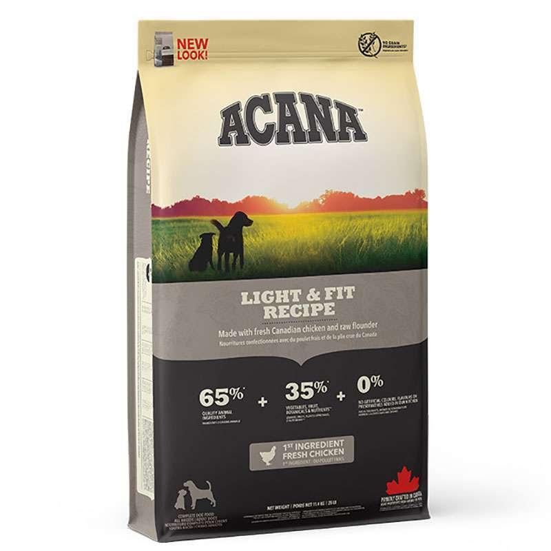 Acana (Акана) Light & Fit Recipe – Сухий корм з м'ясом курчат для дорослих собак з надмірною вагою (6 кг)