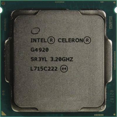 Процесор Intel Celeron G4920 3,20 GHz / 2 Mb / 8 GT / s (SR3YL) s1151, tray
