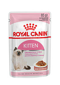 Вологий корм Royal Canin Kitten Instinctive (Роял Канін Кітен) для кошенят (у соусі), 85 КГ 12 шт.