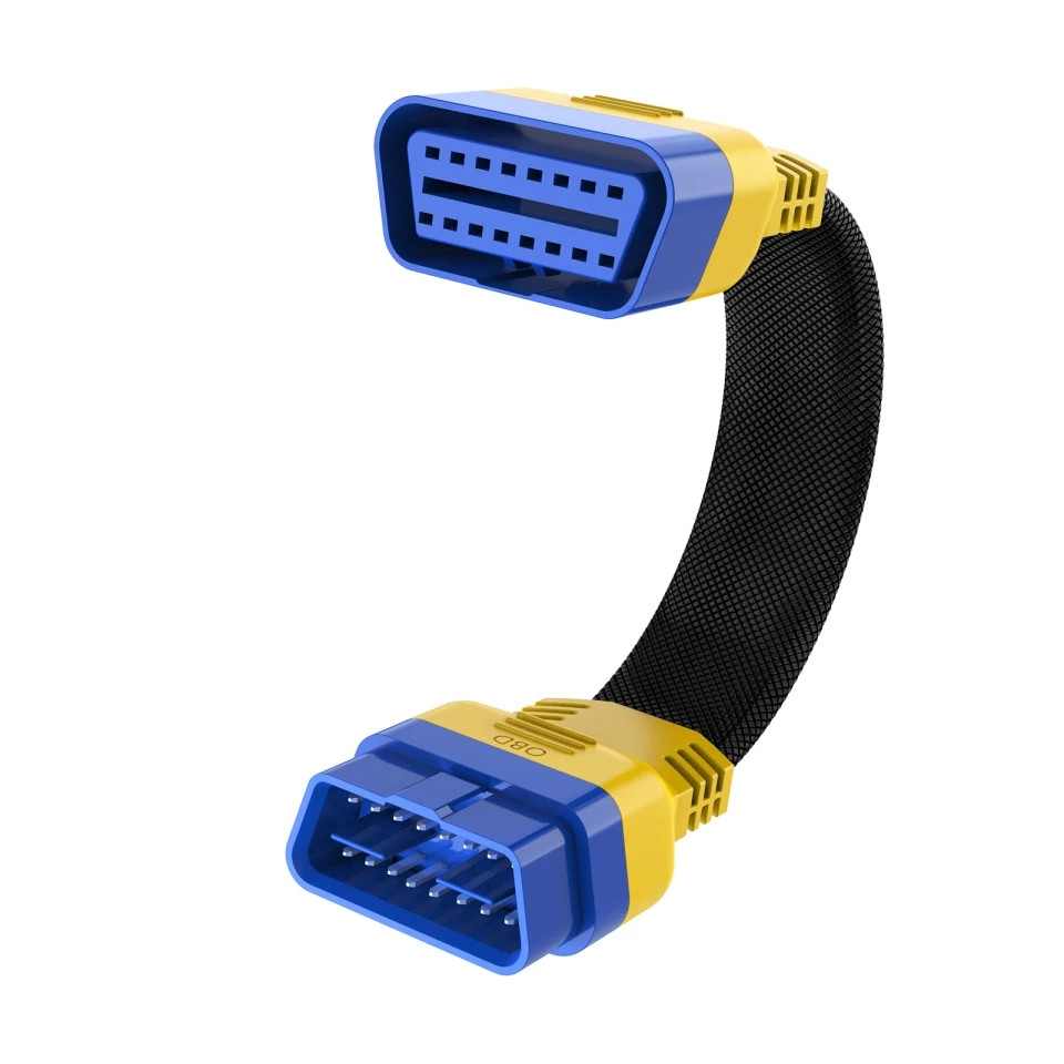 AUTOOL УДЛИННИК 30 см OBDII роз'єм 16pin універсальний Easydiag/THINKDIAG/THINKDRIVER/ELM327 OBDII Cable