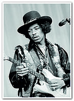 Jimi Hendrix - Гитарист плакат