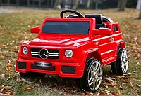 Детский электромобиль Mercedes G80 красный на аккумуляторе