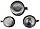 Набір кружок з нержавіючої сталі зі знімними ручками (3 штуки), фото 3