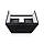 Комплект Qtap Tern 700х580х437 Matt black тумба підвісна + раковина урізна QT1772TPL7023070CMB, фото 10