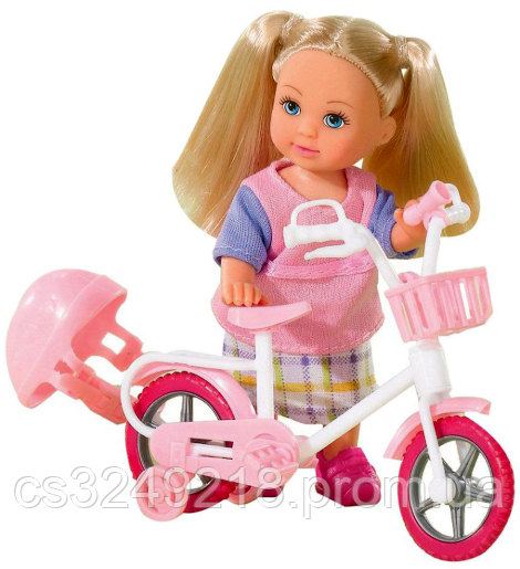 Simba лялька Єві на велосипеді 12 см OL27697
