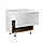 Тумба підлогова Qtap Robin 700х616х437 White/Whitish oak зі стільницею QT1380TNН7001WWO, фото 4