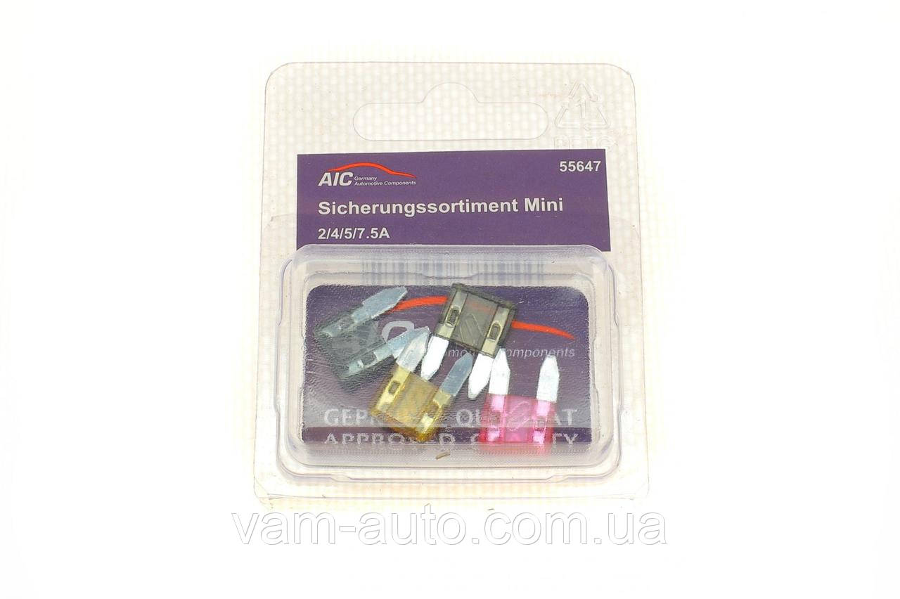 Комплект Предохранителей (Мини) 4 Шт. (2A/4A/5A/7.5A) AIC — Купить ...