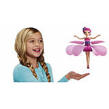 Інтерактивна лялька Flying літаюча фея з зарядкою від USB 20см Рожева 3586 (489087), фото 7