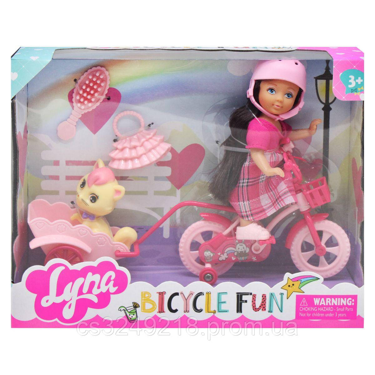 Ігровий набір Mic Лялька Мілана на велосипеді вид 1 (4606)