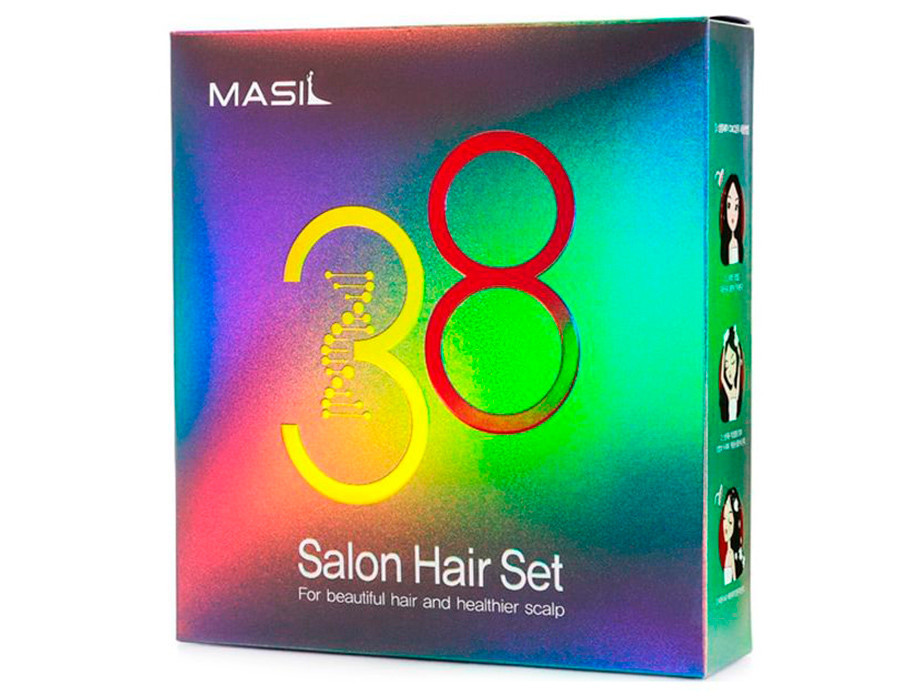 Набор для волос из маски для волос и шампуня Masil 38 Seconds Salon Hair Set - фото 2 - id-p1575200749