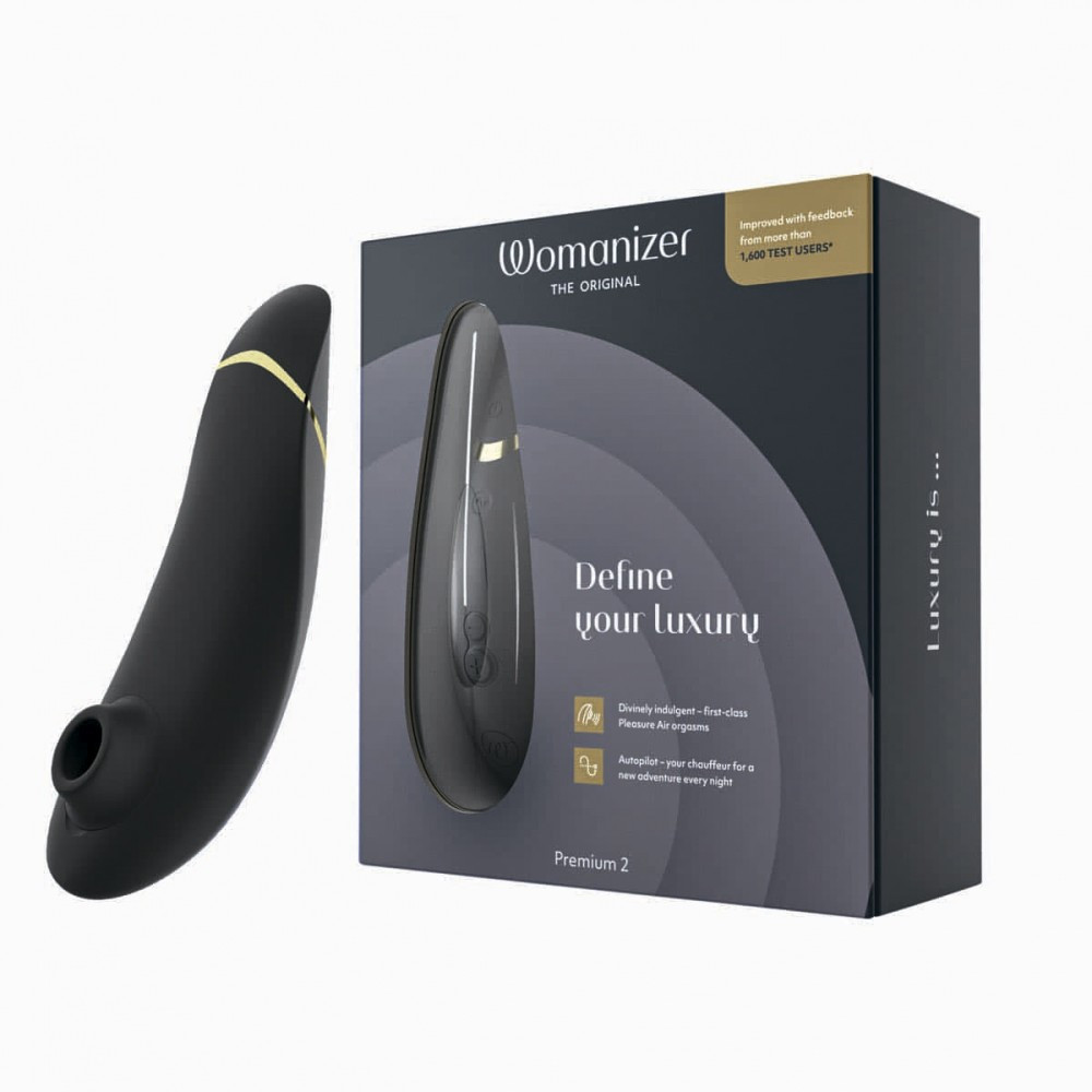 Womanizer Premium 2 вакуумний стимулятор клітора Black