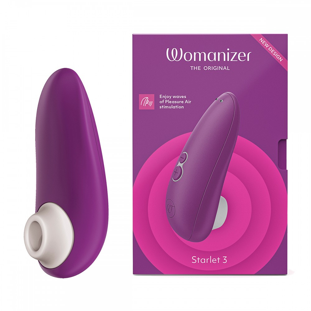 Starlet 3 Womanizer стимулятор клітора вакуумний Violet, фото 1