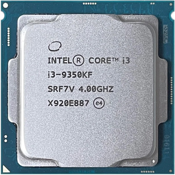 Процессор Intel Core i3-9350KF 4.00GHz/8Mb/8GT/s (SRF7V) s1151, tray