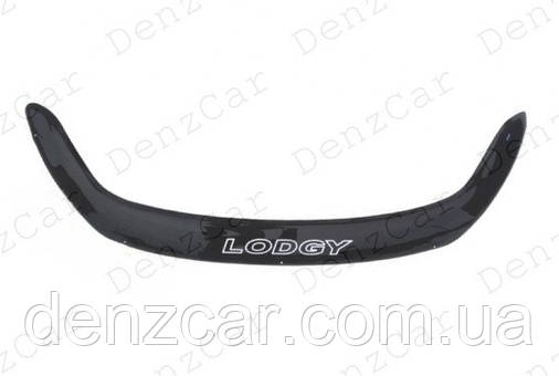 Дефлектор капота Renault Lodgy 2012- \Мухобойка Рено Лоджі, фото 2