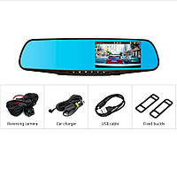 Автомобільний відеореєстратор дзеркало Vehicle Blackbox DVR 1433 (Black)