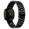Металевий ремінець Primolux для годинника Fitbit Versa 3 / Fitbit Sense - Black, фото 2