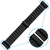 Металевий ремінець Primolux для годинника Fitbit Versa 3 / Fitbit Sense - Black, фото 4