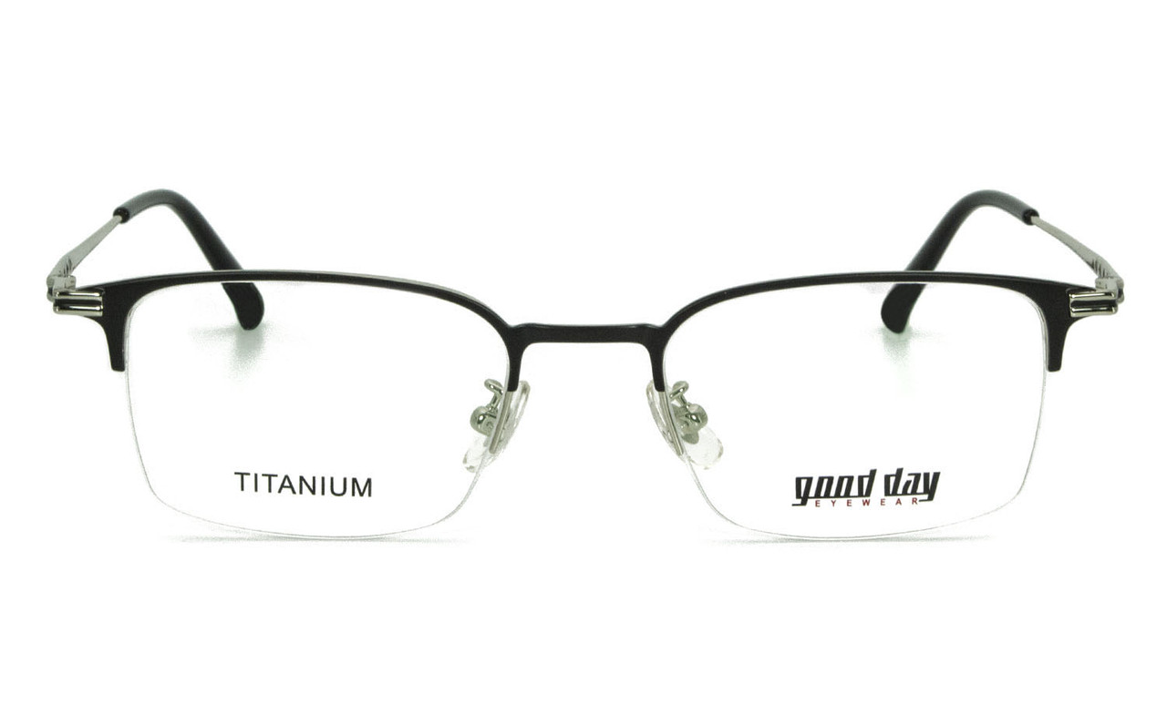 Чоловічі окуляри за рецептом титанові з покриттями HMC, EMI та UV400 (мінус/астигматика) лінзи - Корея