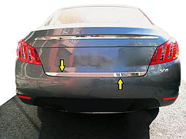 Кромка багажника Нержавіюча сталь Carmos для Peugeot 508 2010-2018 рр.