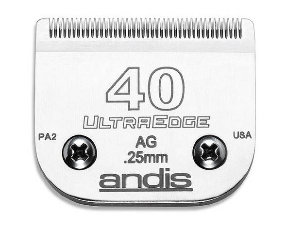 Ножевой блок Andis #40 Ultra Edge 0,25 мм, фото 2