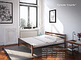 Двоспальне ліжко Секвойя Тенеро 160х200 см біле для готелів готелів будинку, фото 5