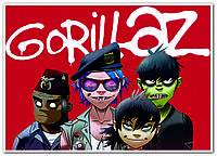 Gorillaz - Музыкальная группа постер