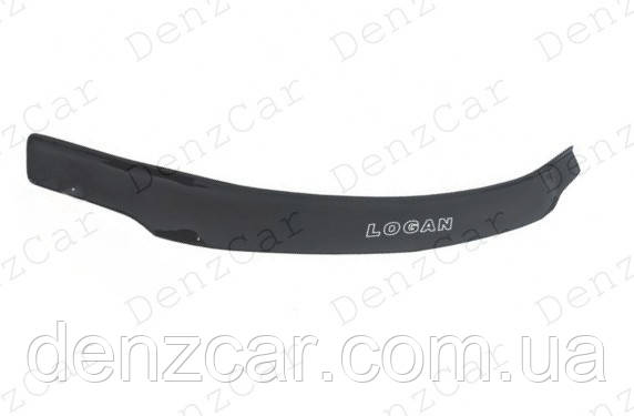Купить Дефлектор капота Renault Logan I 2004-2012\Мухобойка Рено Логан ...