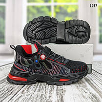 Крихітки для хлопчика чорні текстильні на пенні Paliament, фото 5