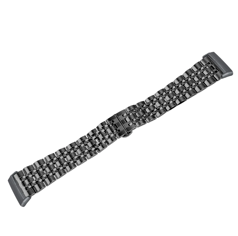 Металевий ремінець Primolux Steel Link для годинника Fitbit Versa 3 / Fitbit Sense - Black