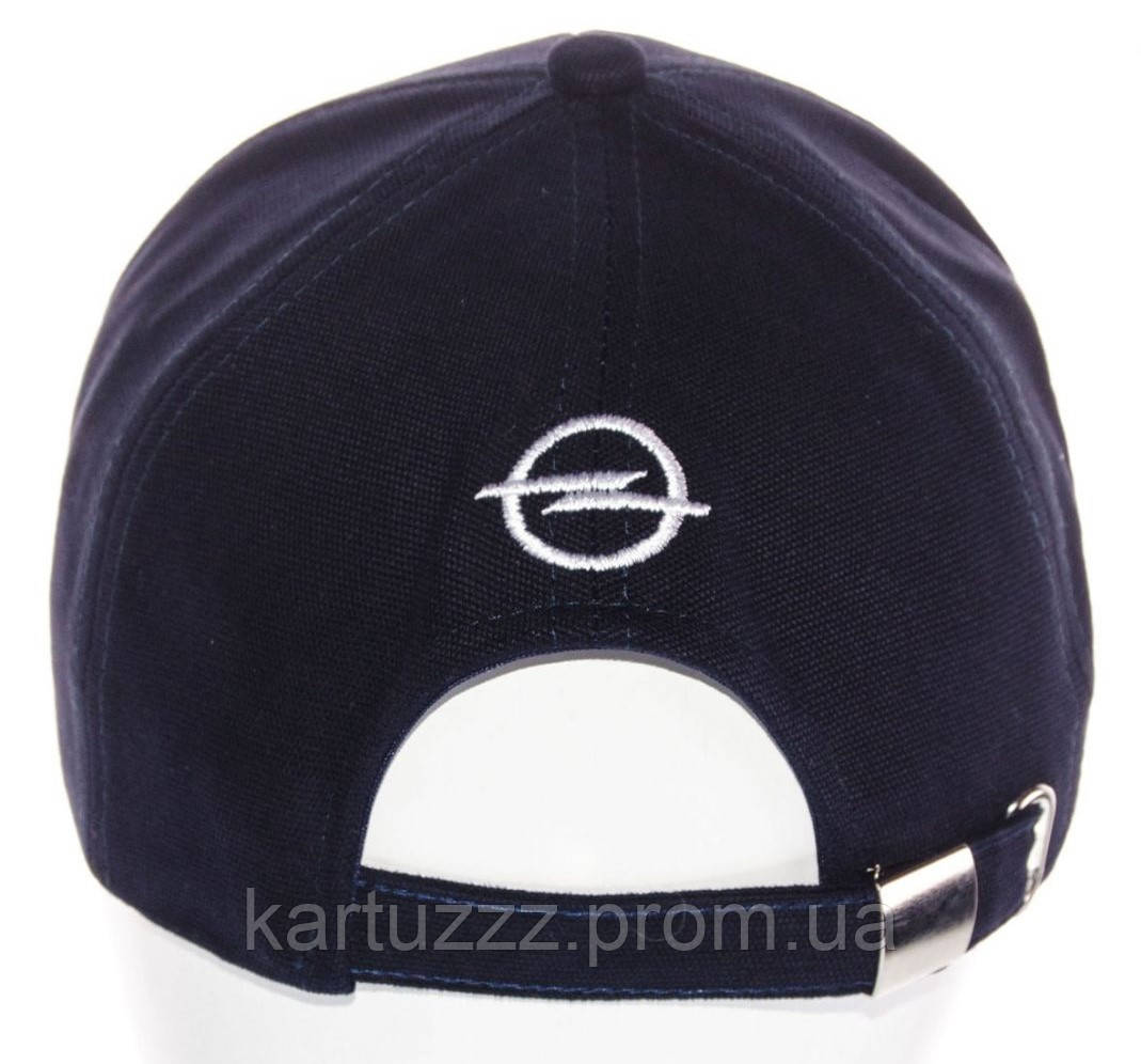 Бейсболка кепка автомобиля Опель Opel плотная темно-синяя - фото 2 - id-p1575239907