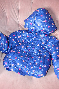 Дитяча куртка демісезонна для дівчинки "Сердечко"