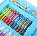 Дитячий набір для малювання на 68 предметів Синний, фото 7