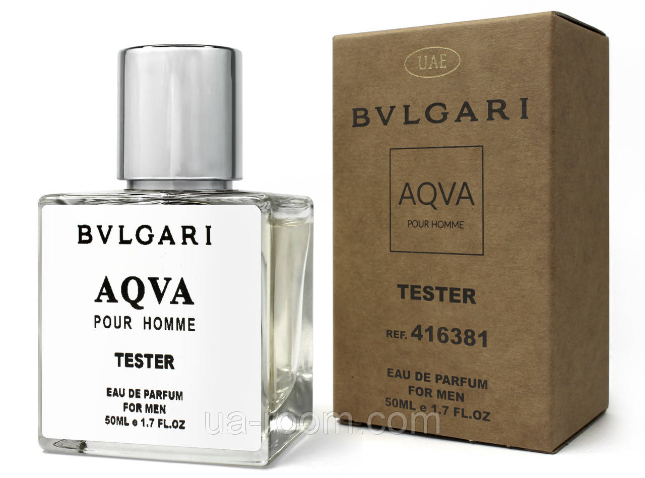 Тестер DUBAI чоловічий Bvlgari Aqua Pour Homme, 50 мл