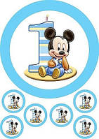 МікіМаус 6 Вафельна картинка 