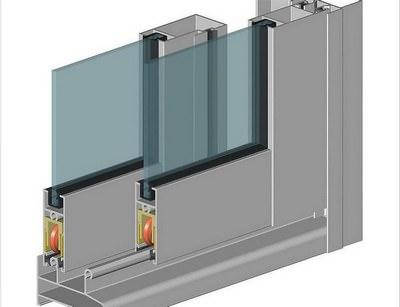 Холодні алюмінієві розсувні вікна для тераси, лоджії, балкона, фото 2