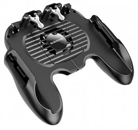 Геймпад (тригер) для смартфона Borofone BG3B Warrior cooling Чорний, фото 1