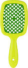Щітка для волосся Superbrush Janeke жовта зелена серединка, фото 2