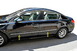 Молдинг дверей Нержавіюча сталь Carmos для Peugeot 508 2010-2018 рр.