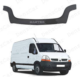 Дефлектор капота Renault Master 2003-2010\Мухобойка Рено Майстер