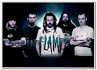 In Flames шведская музыкальная группа плакат