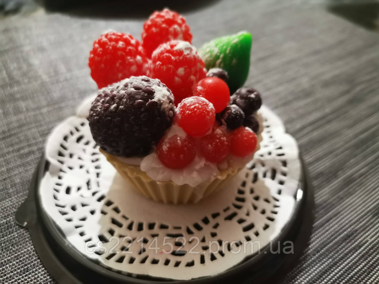 Сувенірна мило ручної роботи "Пірожне", фото 1